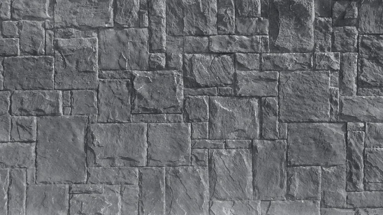 Panneau Pierre Calcaire Anthracite